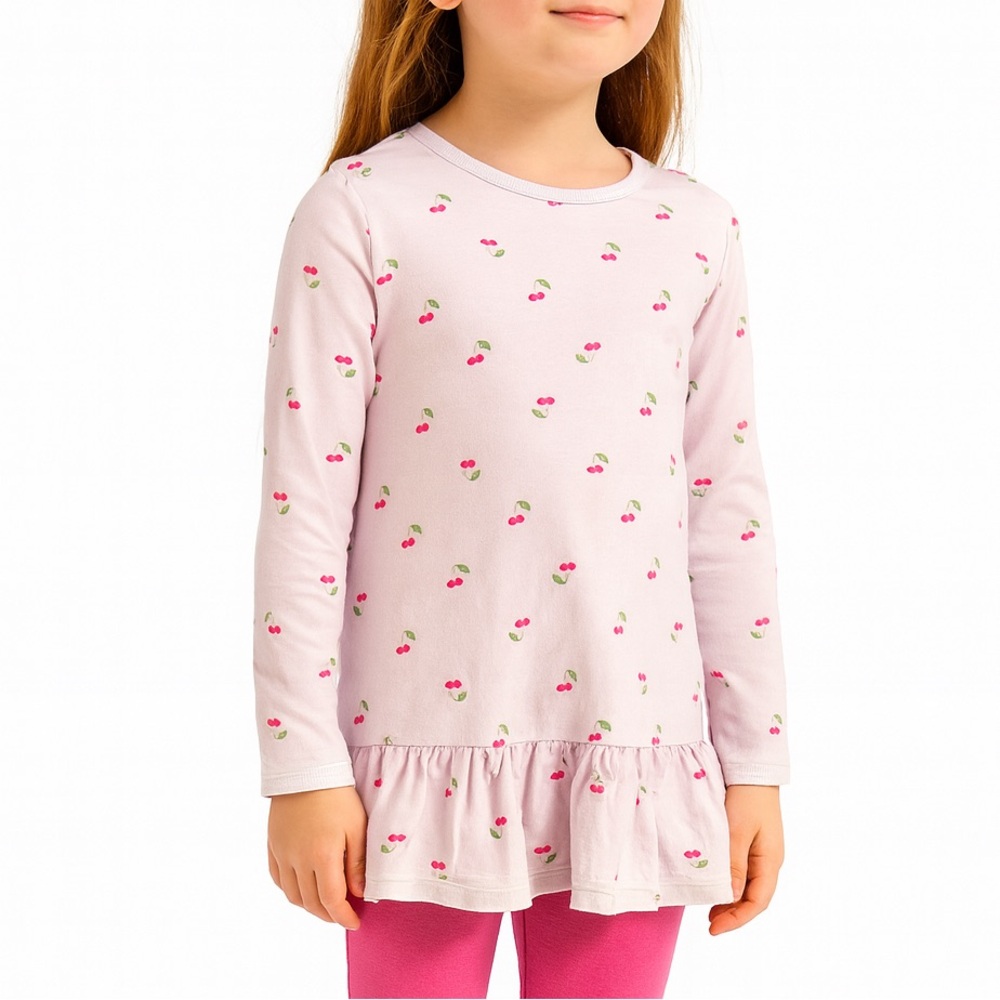 Cat & Jack Pink Cherry Long Sleeve Top